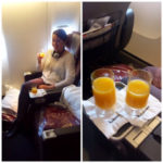 Linnie in Premium Economy