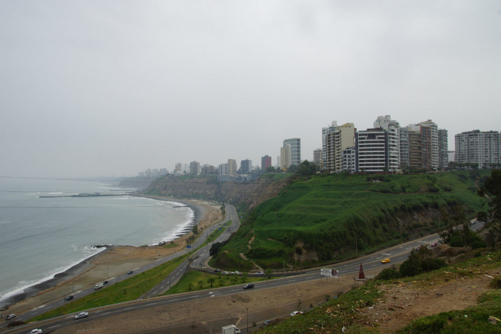 Miraflores coast view