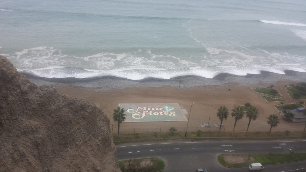 Miraflores coastline