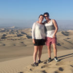 Us in the Ica desert