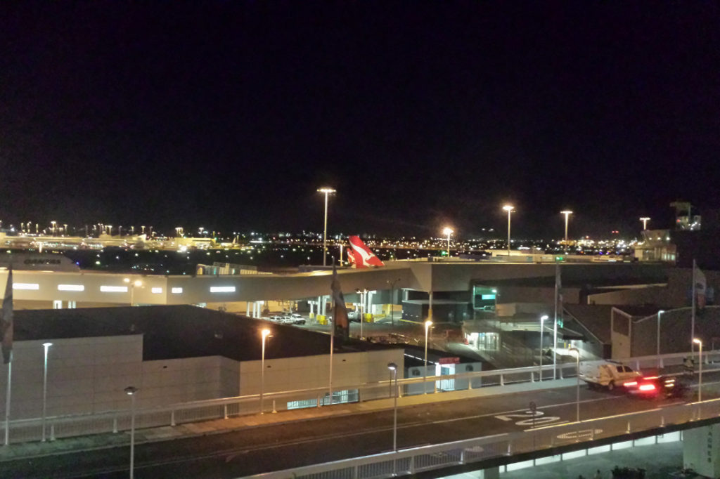 Sydney Airport at night