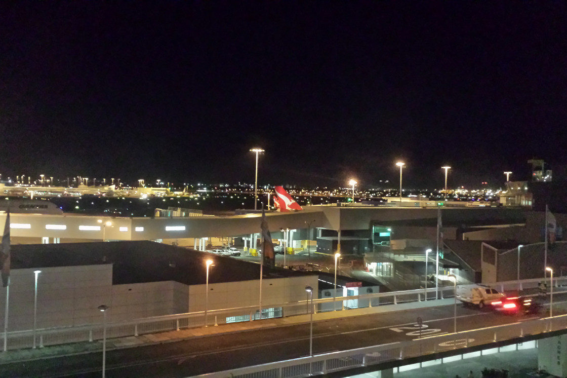 Sydney Airport at night