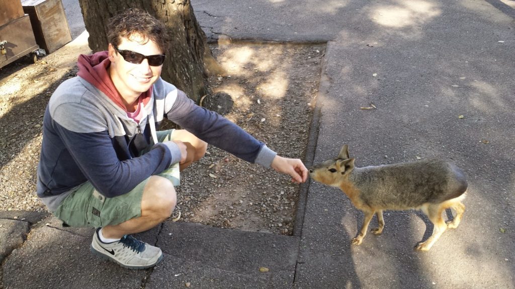 Adam at Buenos Aires Zoo