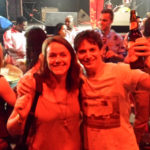 Us at the rock concert