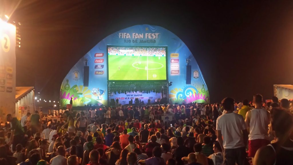 Algeria vs Russia - Rio Fan Fest