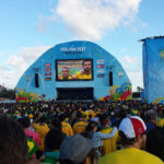 Brazil match at Fan Fest