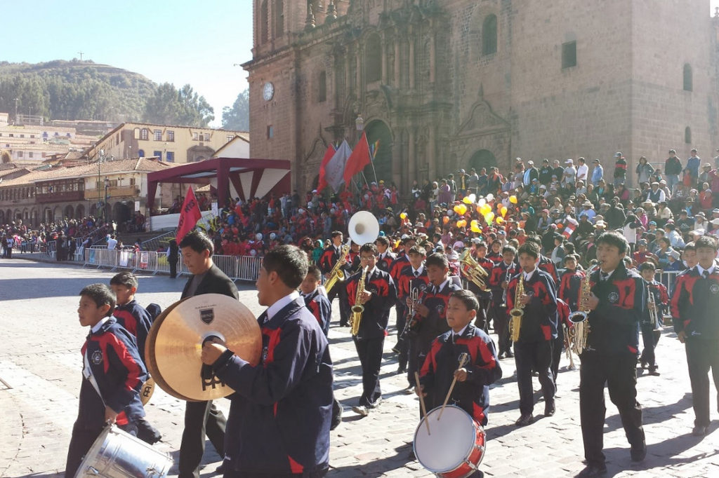 Cusco Square festivities