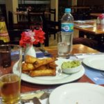 Dining at hotel in Nazca