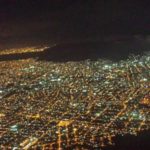 Flying to Rio at night
