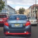 Following a car in Peru