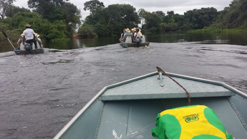 Our Pantanal boat