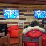 Warm lunch in the Andes