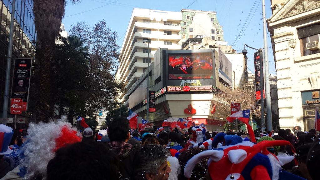 Watching Chile vs Brazil