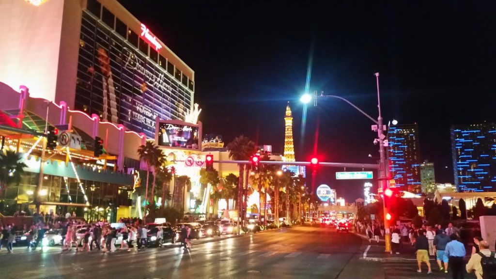 Las Vegas at night time
