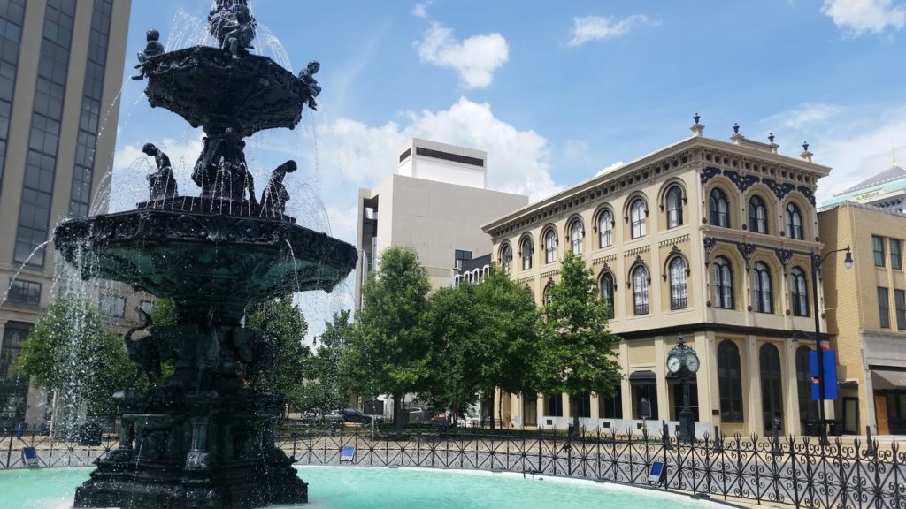 Rosa Parks Fountain