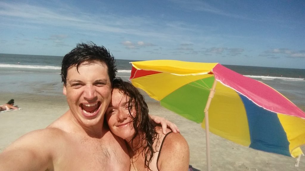 Us at Tybee Island beach