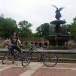 Bike stop in New York