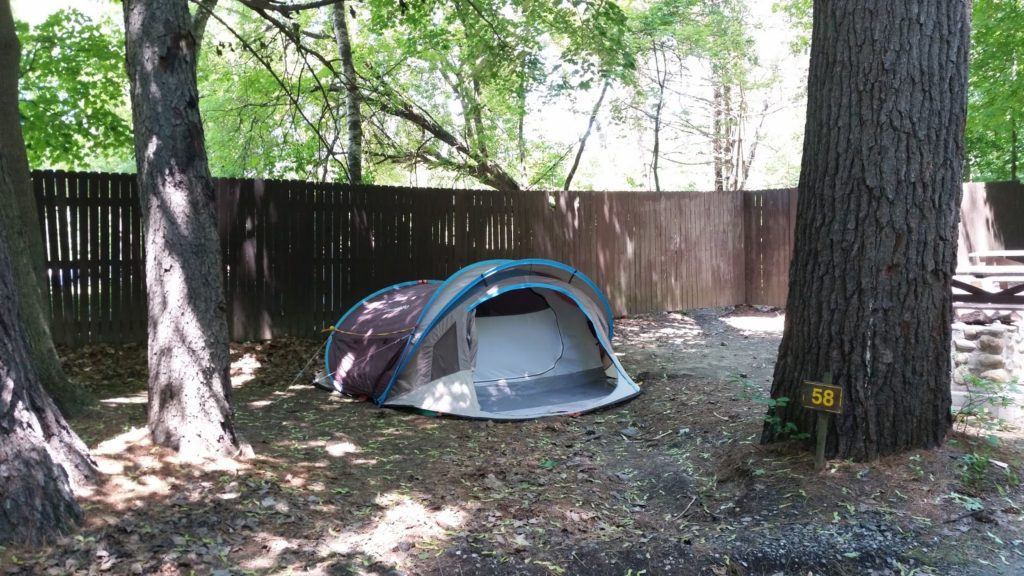 Lake George campsite