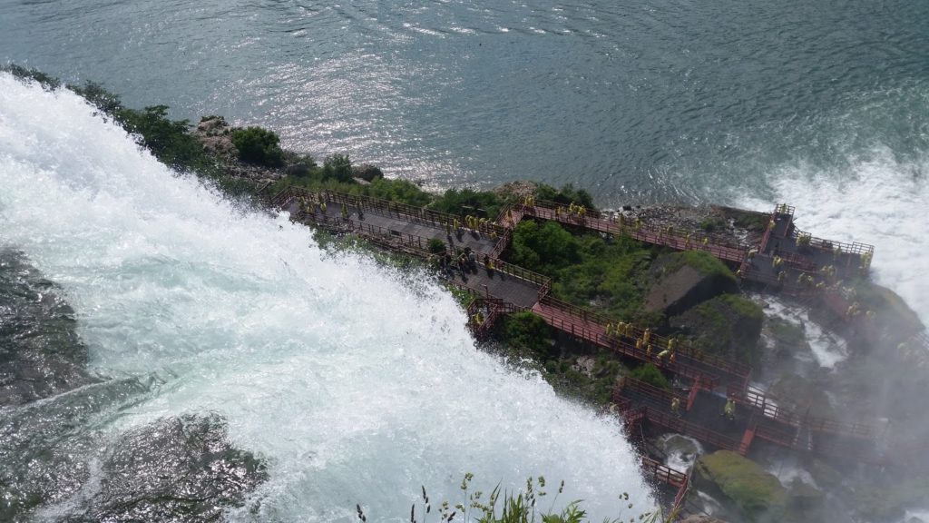 Birds eye view of Niagara Falls