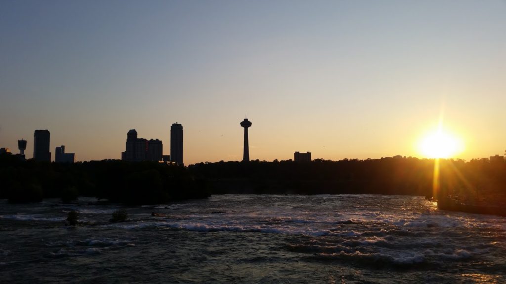Niagara Falls sunset