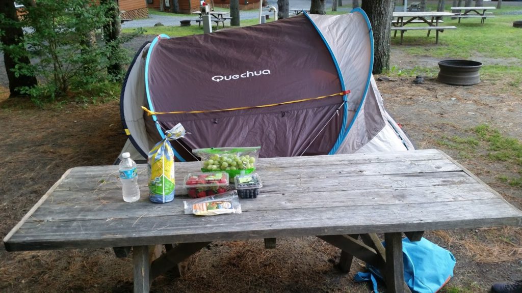Queechee campsite