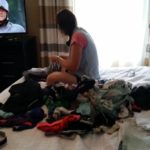 Repacking our suitcases
