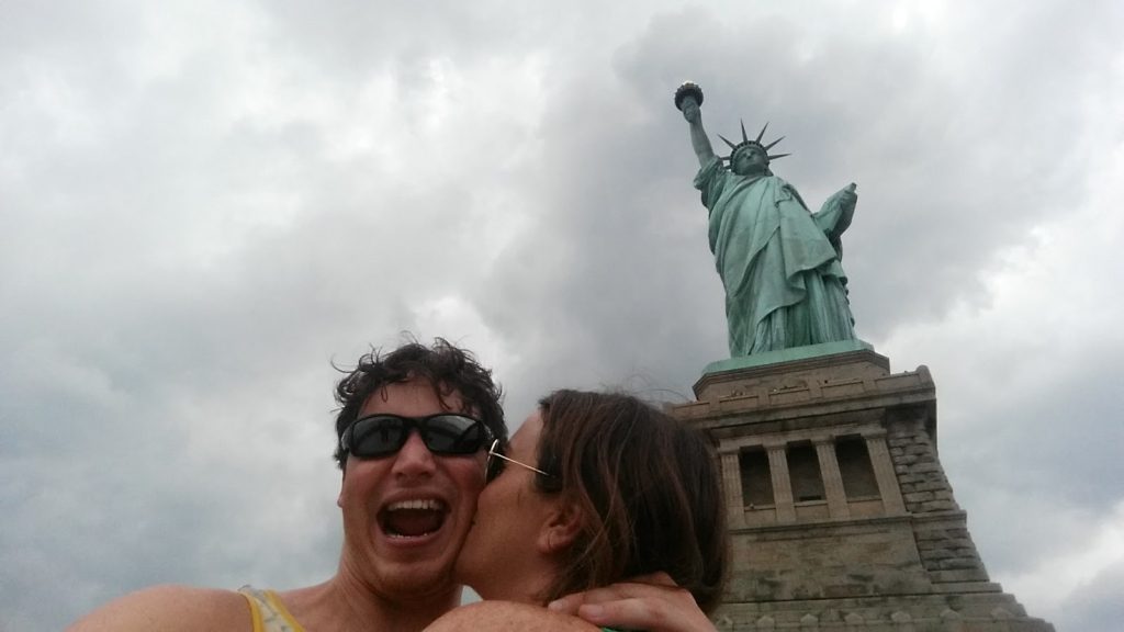 Statue of Liberty selfie