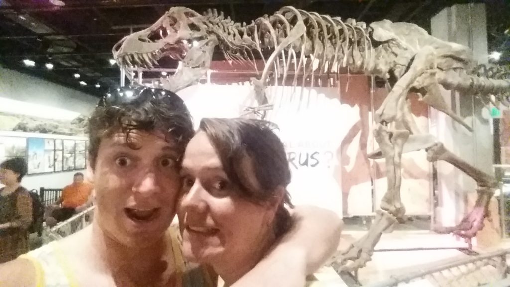 T-Rex selfie
