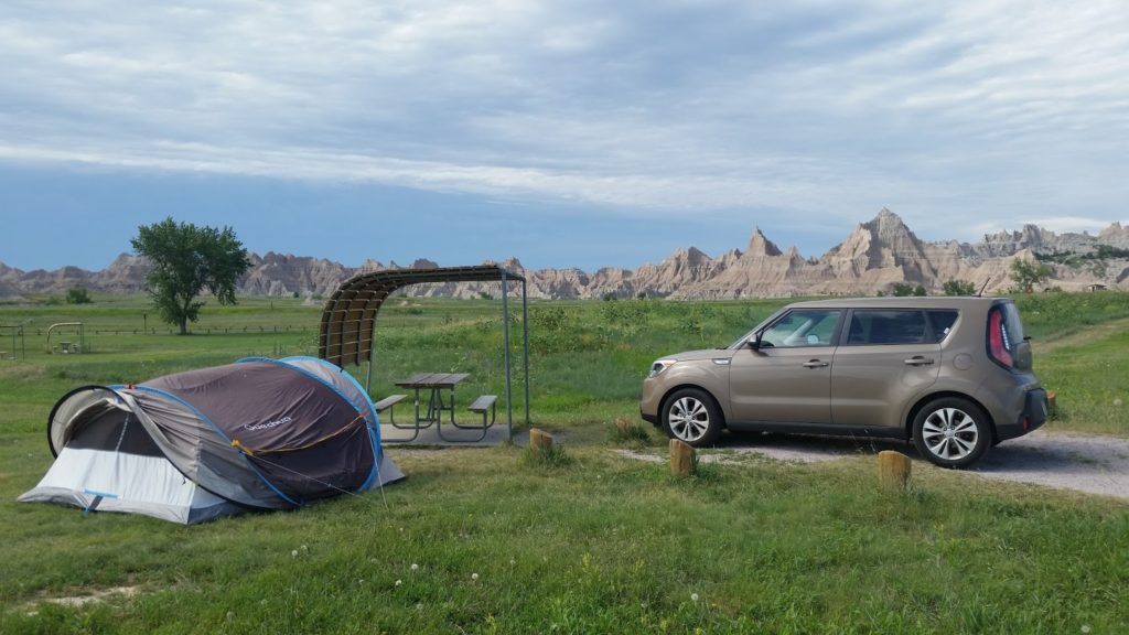 Cedar Pass campsite