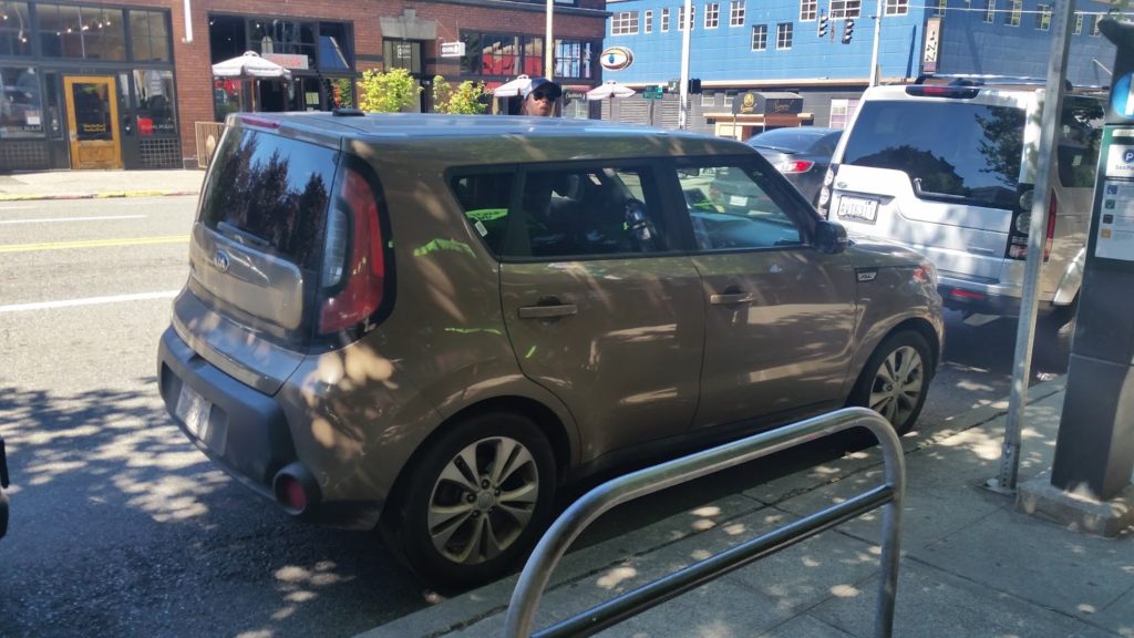 Cleaning car