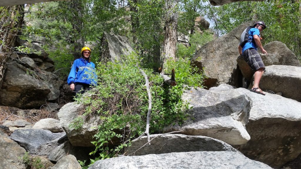 Rock climbing