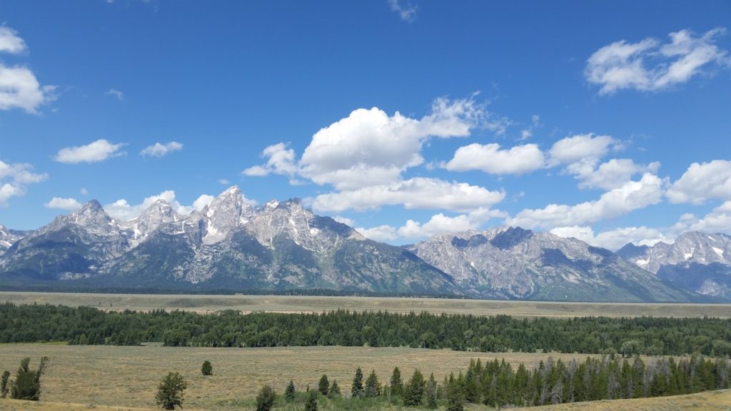 Driving out of Yellowstone