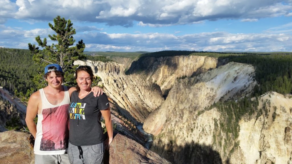 Adnie Yellowstone cliff