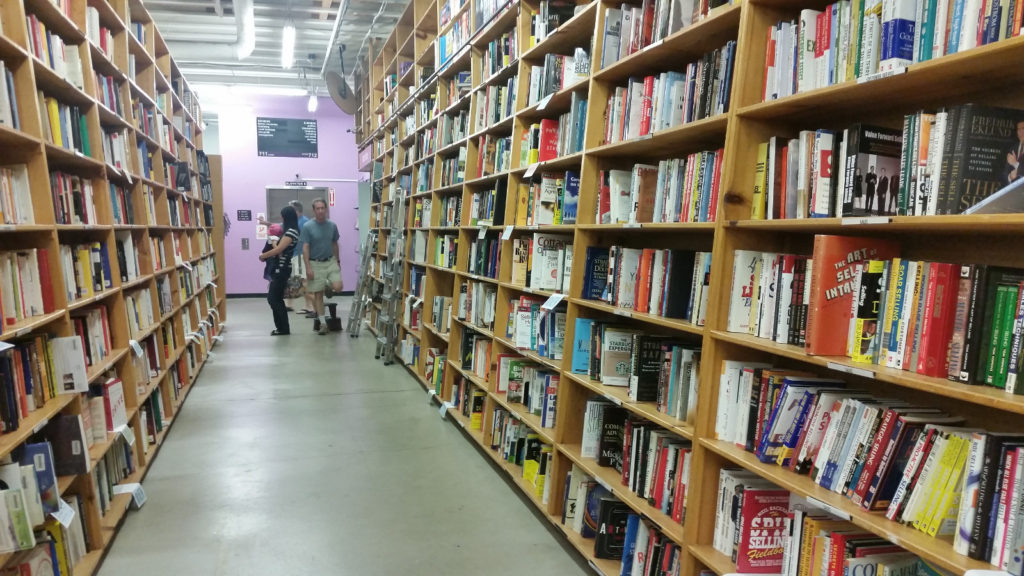 The massive bookshop in Portland