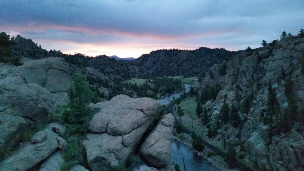 Rafting sunset valley