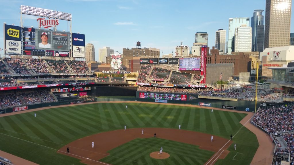 Twins baseball match