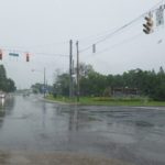 University Notre Dame rain