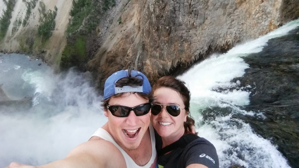 Adnie Yellowstone waterfall
