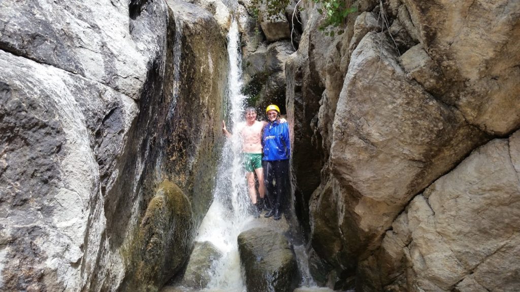 Waterfall selfie