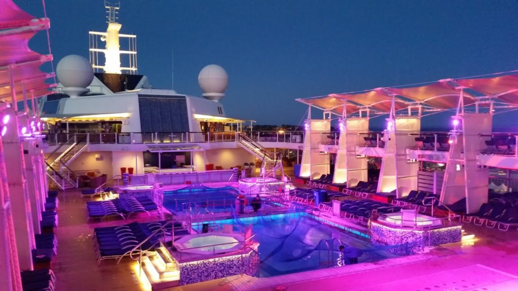 Celebrity Solstice pool area