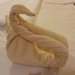 Towel swan