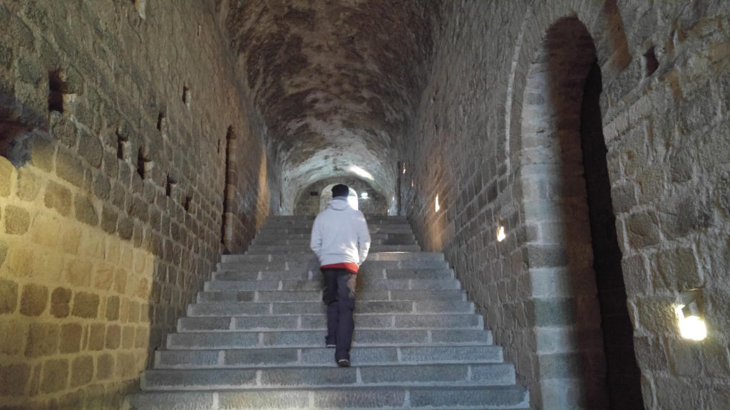 Adam at Mont St Michel