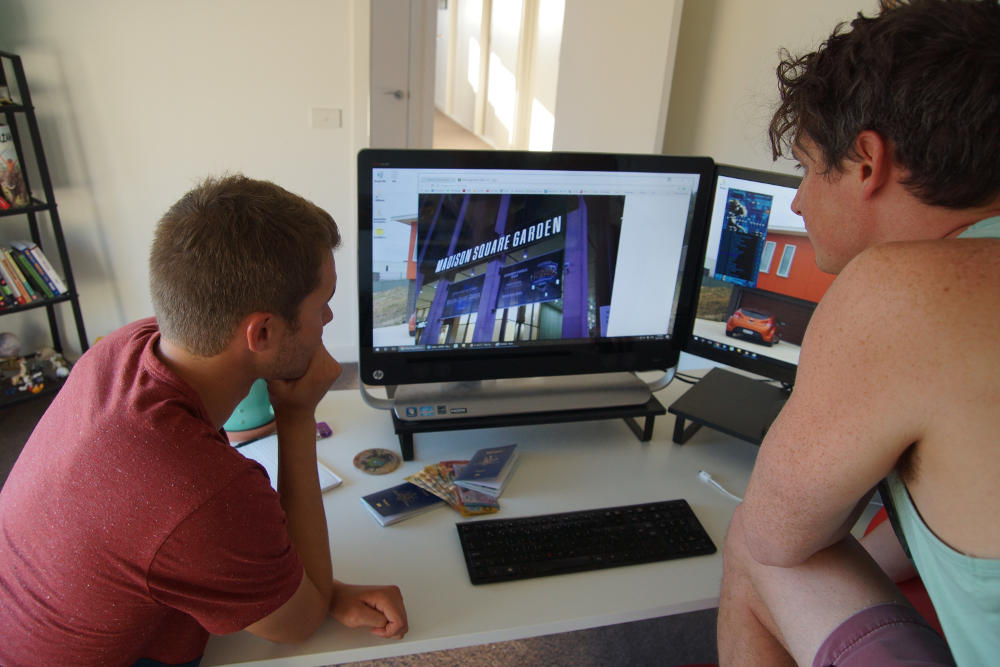 Checking Madison Square Garden