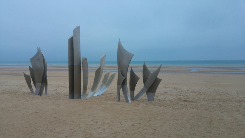 Normandy Omaha Beach memorial