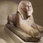 Sphinx sculpture at Louvre