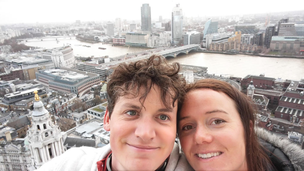St Paul's Cathedral selfie