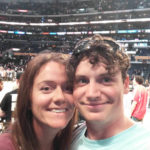 NBA courtside selfie