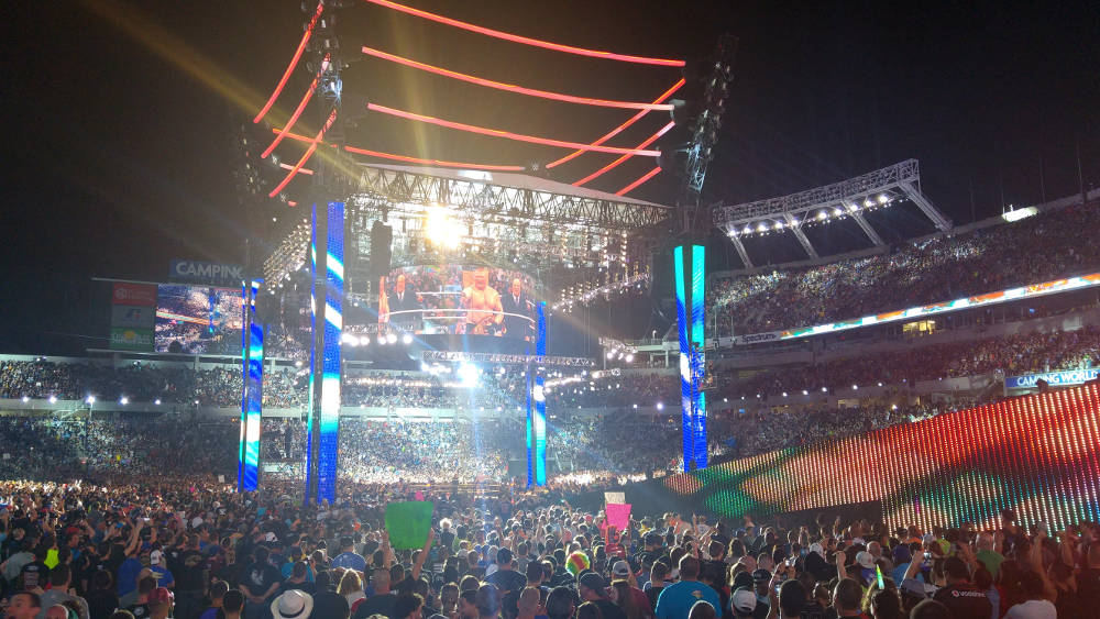 Brock Lesner at Wrestlemania 33