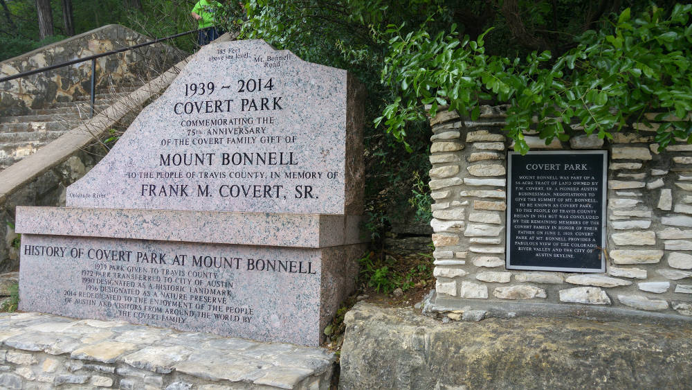 Covert Park sign