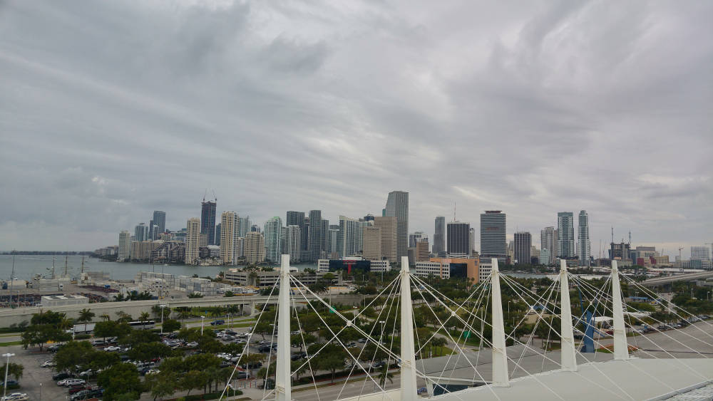 Miami downtown view
